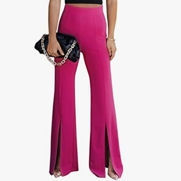 Acelitt Pants - NIP Acelitt Stretch Split Leg Pant SzMed